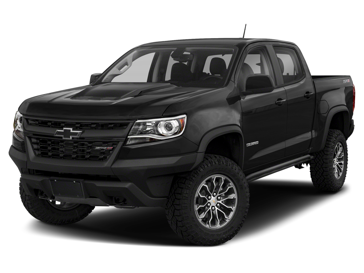 2018 Chevrolet Colorado 4WD ZR2 in Kinetic Blue Metallic — front three-quarter view